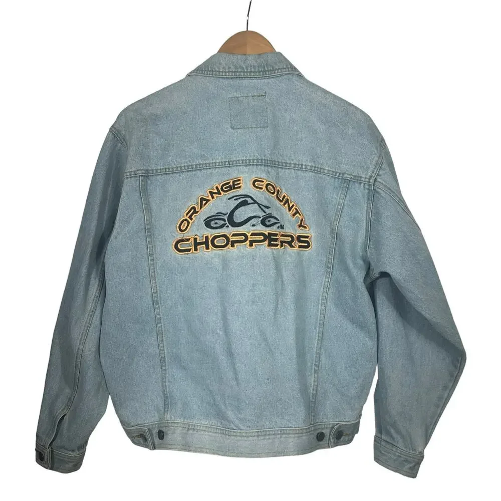 Orange County Choppers Denim Jacket Size Medium - Picture 2 of 8